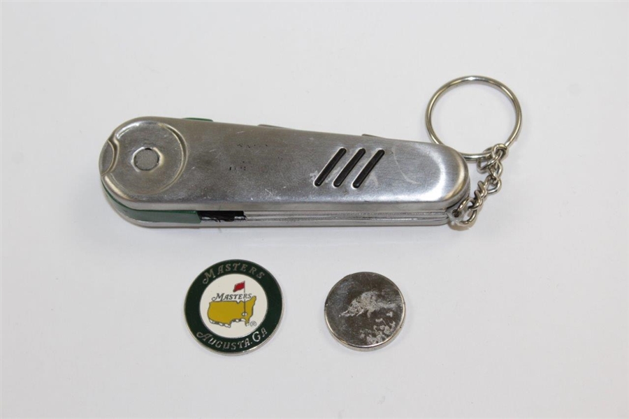Masters Swiss Army Knife Keychain with Magnetic Ball Marker