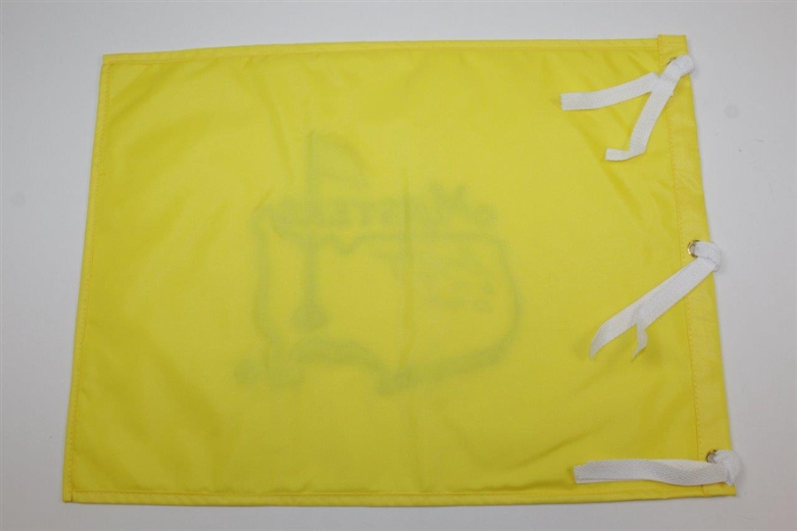 Gary Player Signed Masters Undated Flag with Years Won & '52 Times' Inscription JSA ALOA