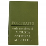 Circa 1962 Portraits: Early Members of Augusta National Golf Club Booklet