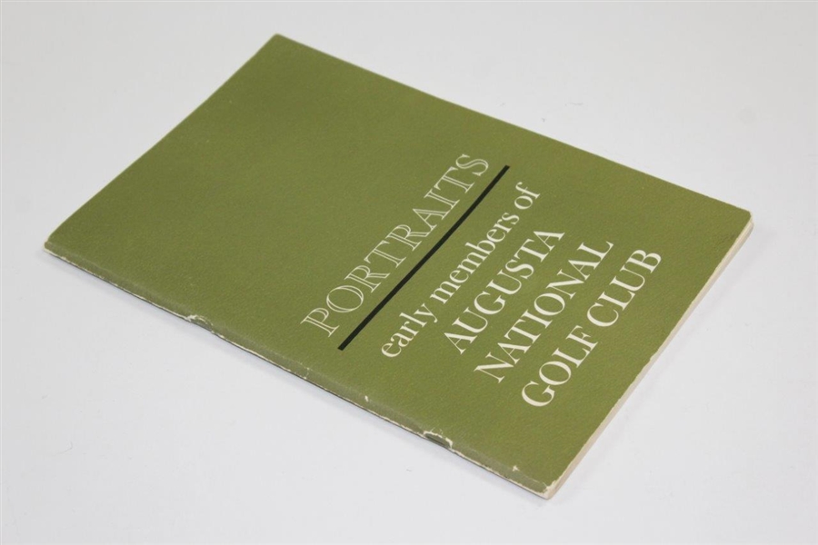 Circa 1962 'Portraits: Early Members of Augusta National Golf Club' Booklet