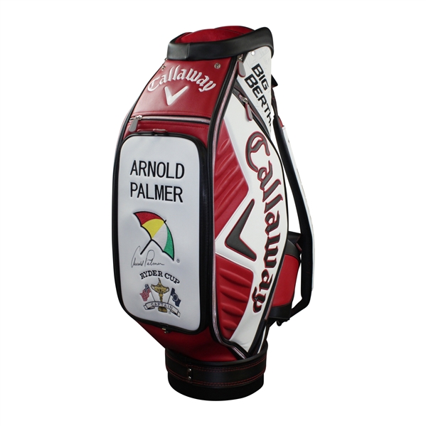 Arnold Palmer Signed Ryder Cup Captain Callaway Big Bertha Comm. Golf Bag JSA ALOA