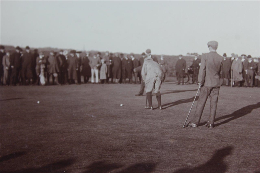 Vintage Tom Vardon Approaching the Hole Original Photo - Victor Forbin Collection