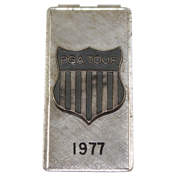 Charles Coody's Personal 1977 PGA Tour Money Clip/Badge