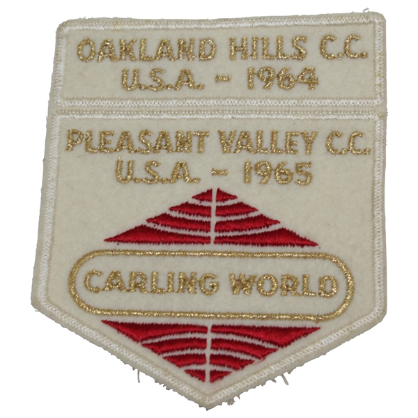 Charles Coody's Carling World Patch - Oakland Hills CC (1964) & Pleasant Valley CC (1965)