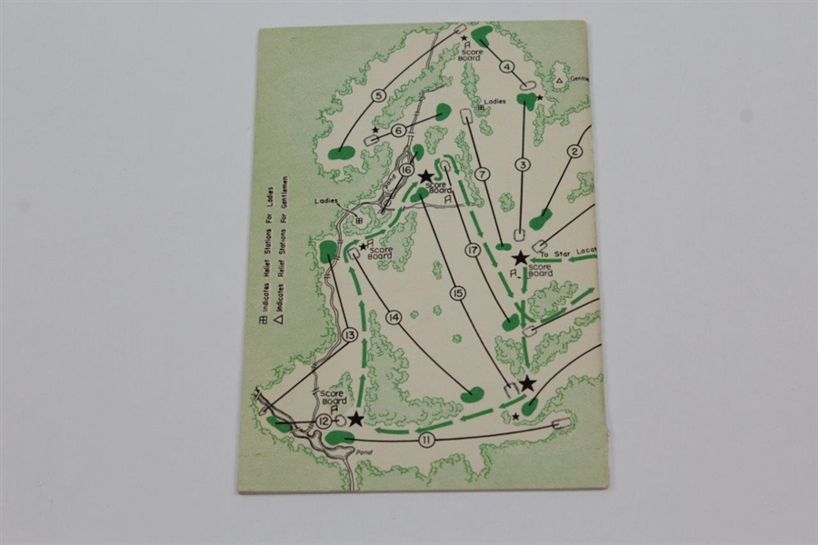 1952 Masters Tournament Spectator Guide (NR Mint) - Sam Snead Winner