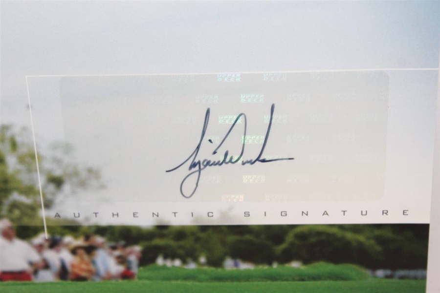 Tiger Woods Signed UDA Signature Shot 'Irving, Texas' 8x10 Photo