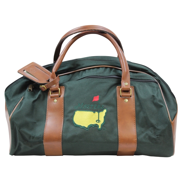 Masters Logo Large Hot-Z Leather & Canvas Duffel Bag