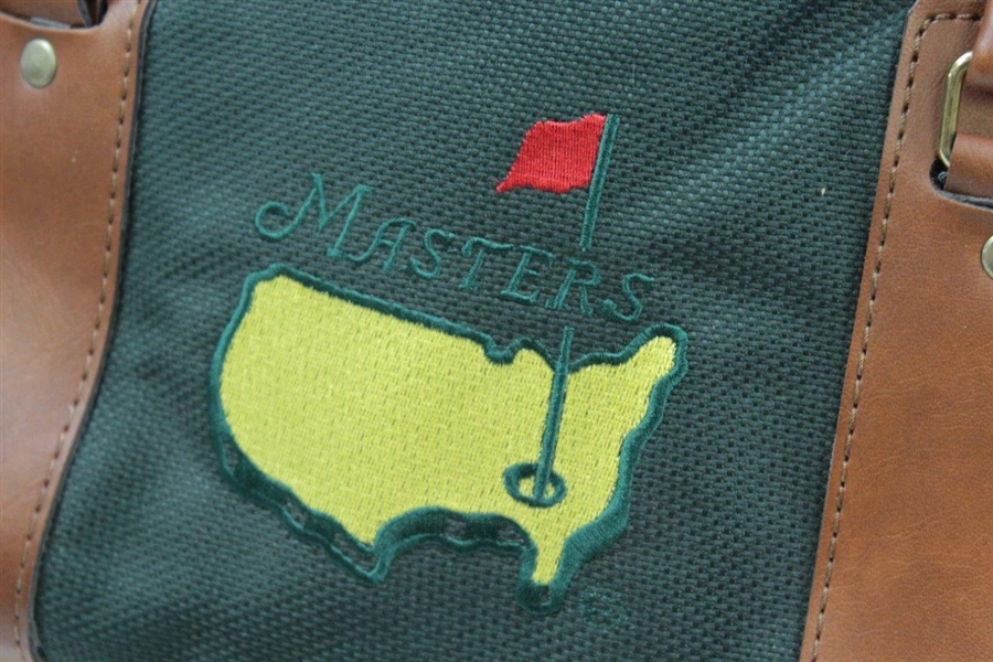 Masters Logo Large Hot-Z Leather & Canvas Duffel Bag