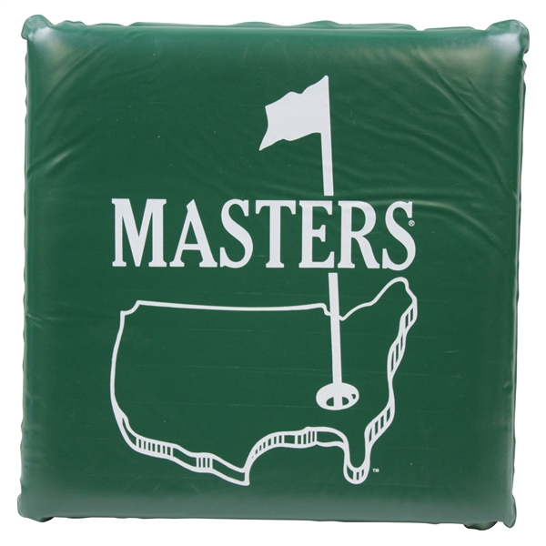 Masters Tournament Logo Green with White Lettering Flat Seat Cushion