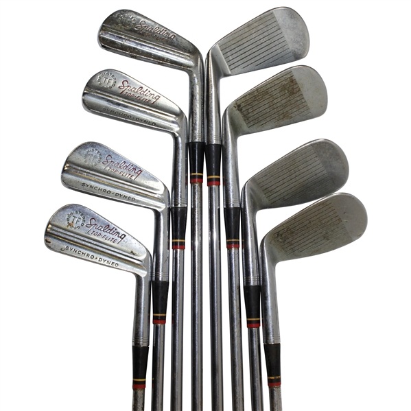Horton Smith's Personal Set of Spalding Top-Flite Pro-Model Synchro-Dyned 2-9 Irons #572060