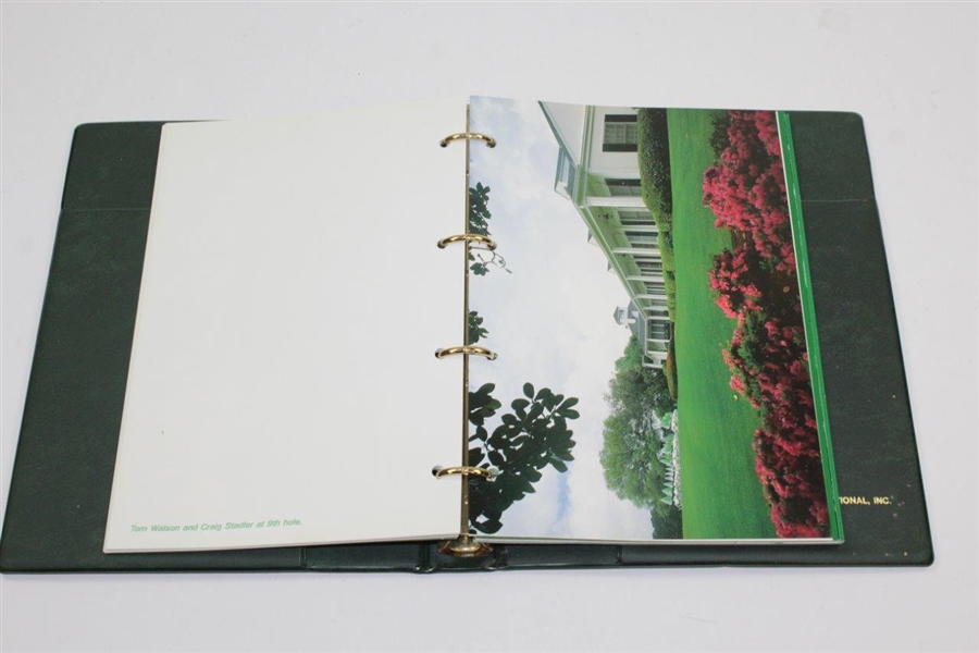 1988 Masters Tournament Diary Binder by Tele Planning International, Inc.