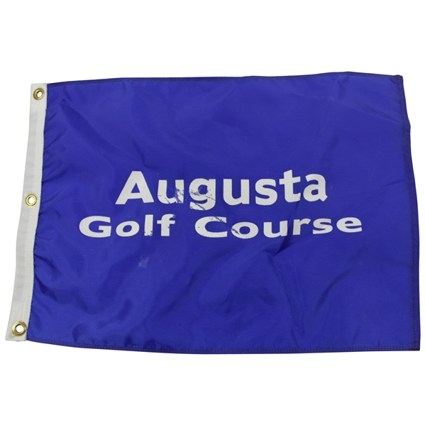 Augusta Golf Course Blue Screen Flag