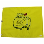 Gary Player Signed 2020 Masters Flag w/Years Won & November to Remember Inscr. JSA #Z91650 Grade 9