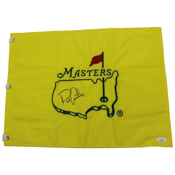 Patrick Cantlay Signed Undated Masters Embroidered Flag JSA #HH26545