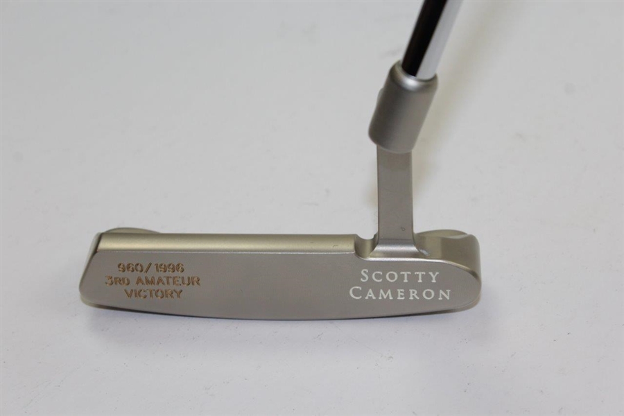 1996 US Amateur Winner Ltd Ed Tiger Woods 960/1996 Titleist Scotty Cameron Putter with Headcover