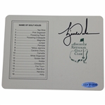 Tiger Woods Signed Augusta National Golf Club Scorecard UDA #ESP01774