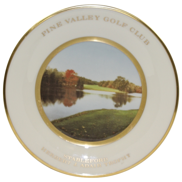 Pine Valley Golf Club Stableford Herbert J. Adair Trophy Plate
