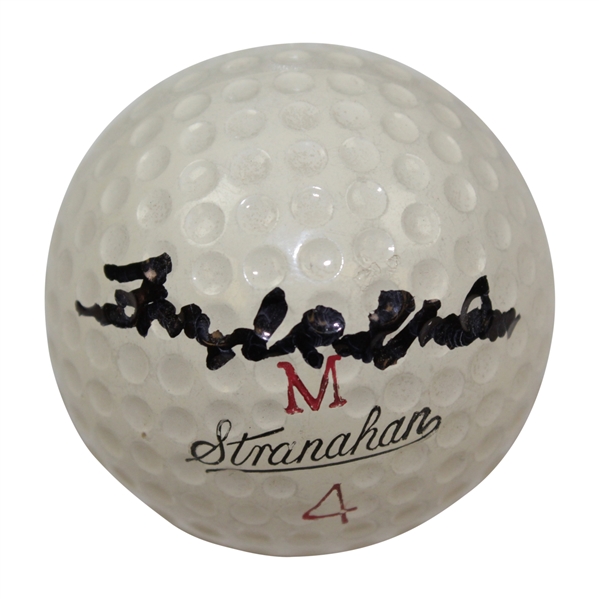  Frank Stranahan Signed Personal Golf Ball JSA ALOA