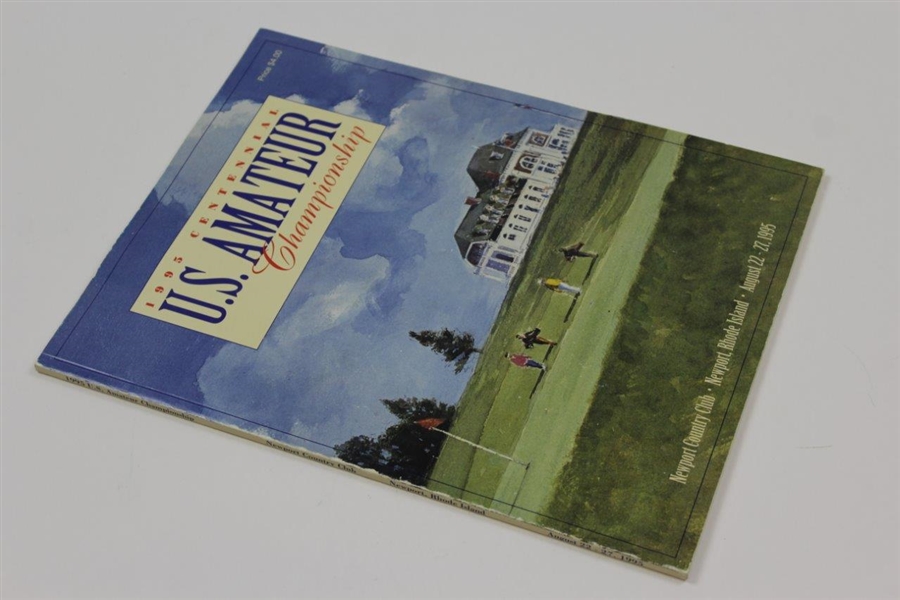 1995 US Amateur Championship Program at Newport Country Club with Pairing Sheet