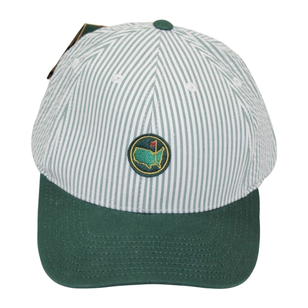 Augusta National Golf Club 'Masters 1934' Tournament  Green & White Striped Hat