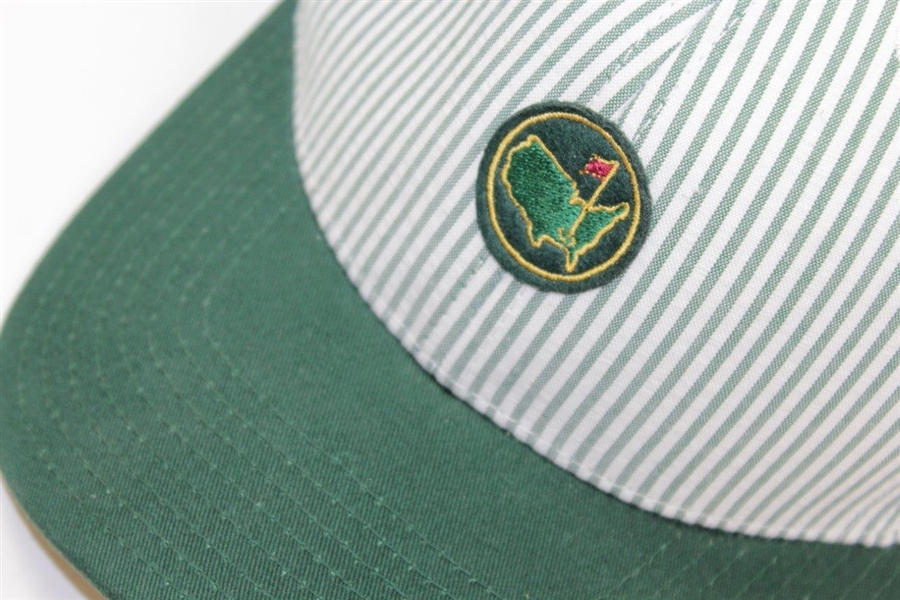 Augusta National Golf Club 'Masters 1934' Tournament  Green & White Striped Hat