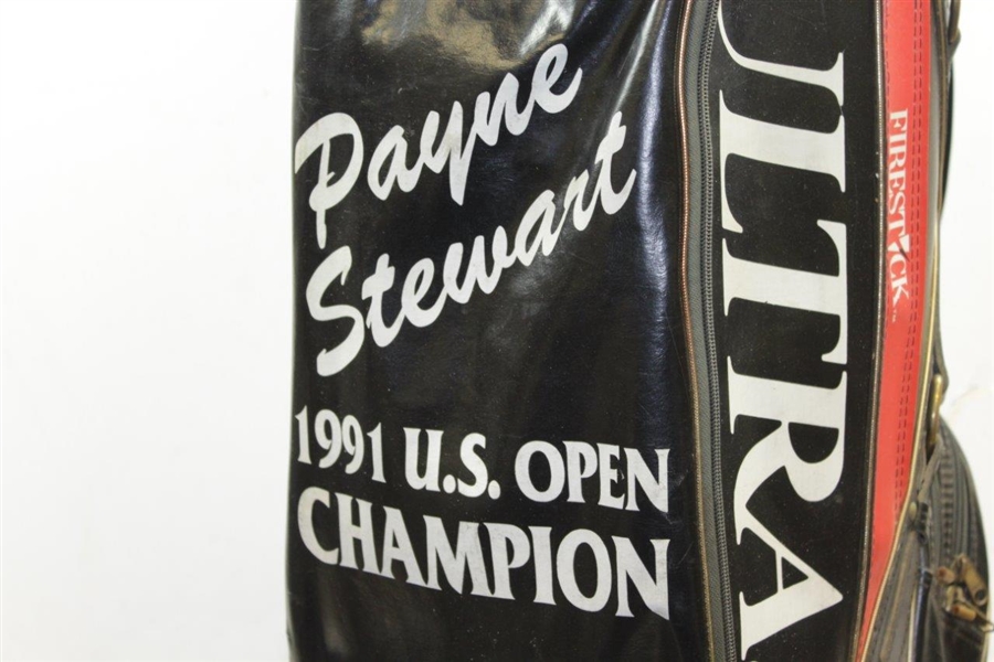 1991 US Open Champ Bag Payne Stewart Wilson Fire Stick