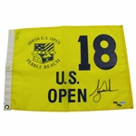 Tiger Woods Ltd Ed Signed 2000 US Open at Pebble Beach Flag #134/500 UDA