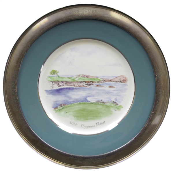 1959 Pebble Beach Pro-Am Cypress Point 4th Place Prize Plate