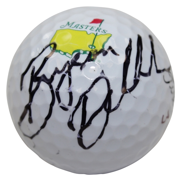 Bryson Dechambeau Signed Titleist Masters Logo Golf Ball JSA ALOA