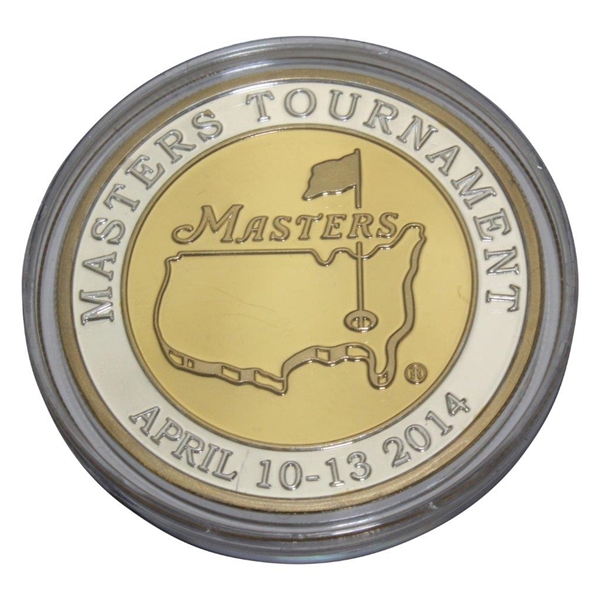 2014 Masters Ltd Ed Commemorative Coin Featuring Eisenhower Tree #347/350 in Original Box