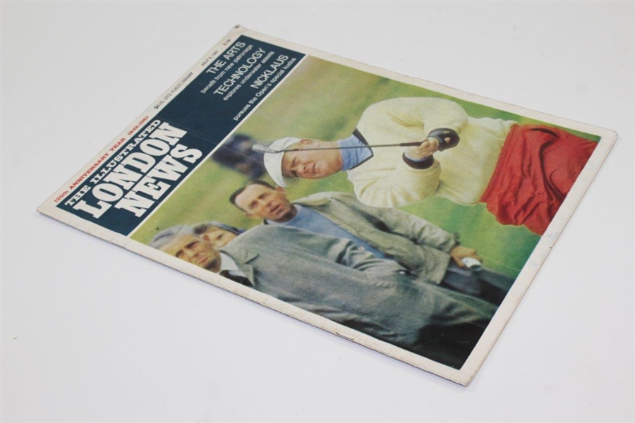 Jack Nicklaus on Cover of 1967 The Illustrated London News Magazine - July