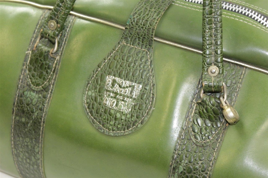 1960's Vintage Country Club MacGregor MT Tourney Classic Green Alligator Leather Duffel Bag - Great Condition