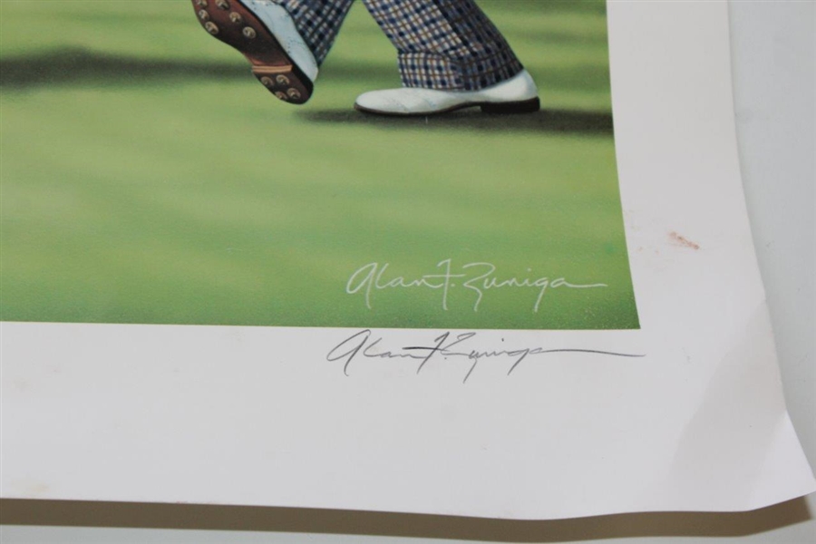 Jack Nicklaus Signed 'The Master of Augusta' Alan Zuniga Ltd Ed 1/1988 Print JSA ALOA