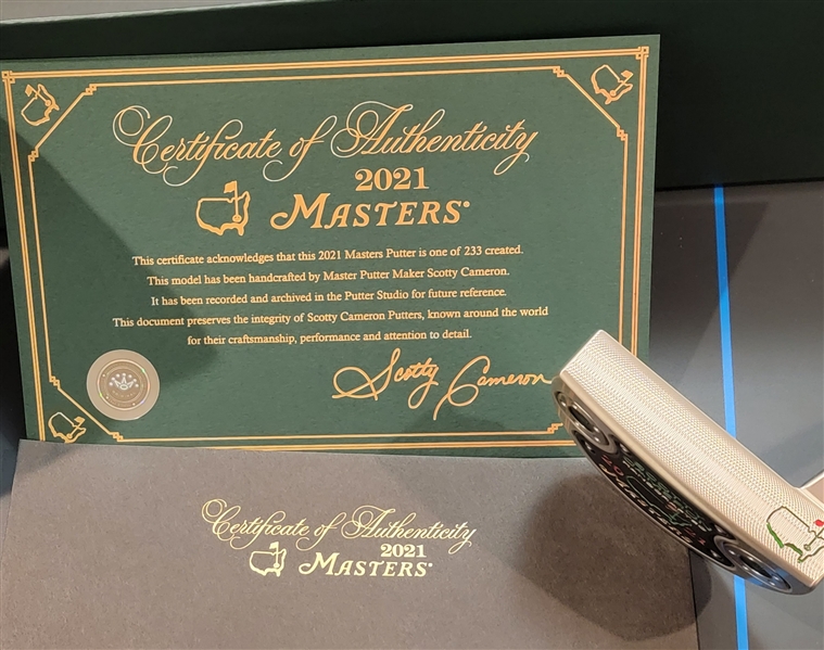 Rare 2021 Scotty Cameron Masters Ltd Ed Flowback 5.5 Putter in Box with Certs - Wow!