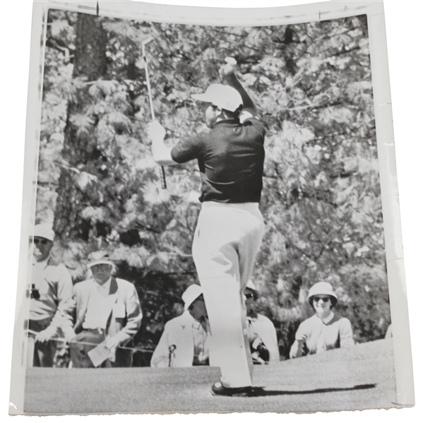 Gary Player 4/8/61 Throws Arms Up In The Air @ Masters Cool Shot