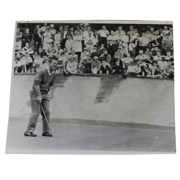 Arnold Palmer 6/16/1963 Press Photo 'Grimaces as Putt Goes By'