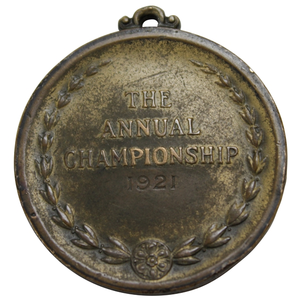 1921 PGA Championship at Inwood Country Club Bronze Medal