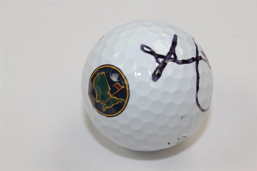 Adam Scott signed Masters Logo Golf Ball JSA ALOA