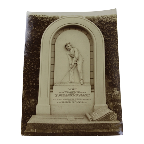Tom Morris Jr. 'Young Tom' Grave at St. Andrews Arthur Ullyett Photo - Victor Forbin Collection