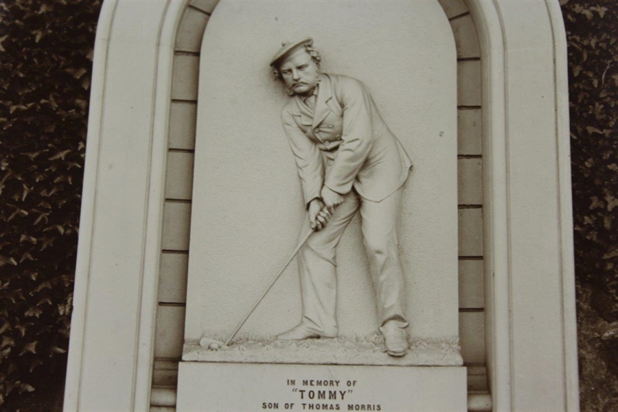 Tom Morris Jr. 'Young Tom' Grave at St. Andrews Arthur Ullyett Photo - Victor Forbin Collection