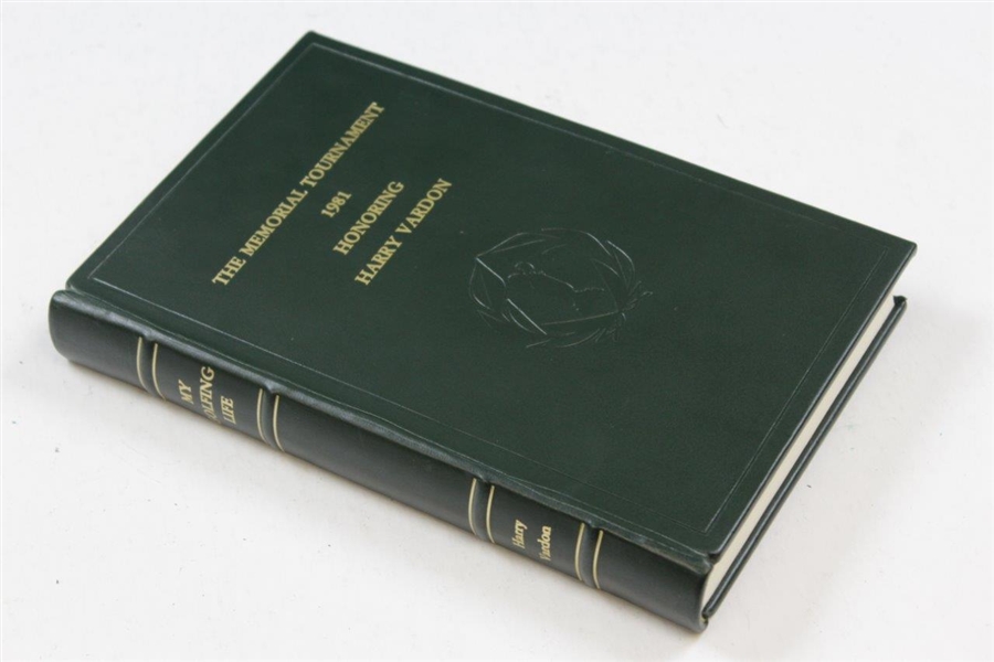 1981 The Memorial Tournament Ltd Ed Book Honoring & Dedicated to Harry Vardon #183/300
