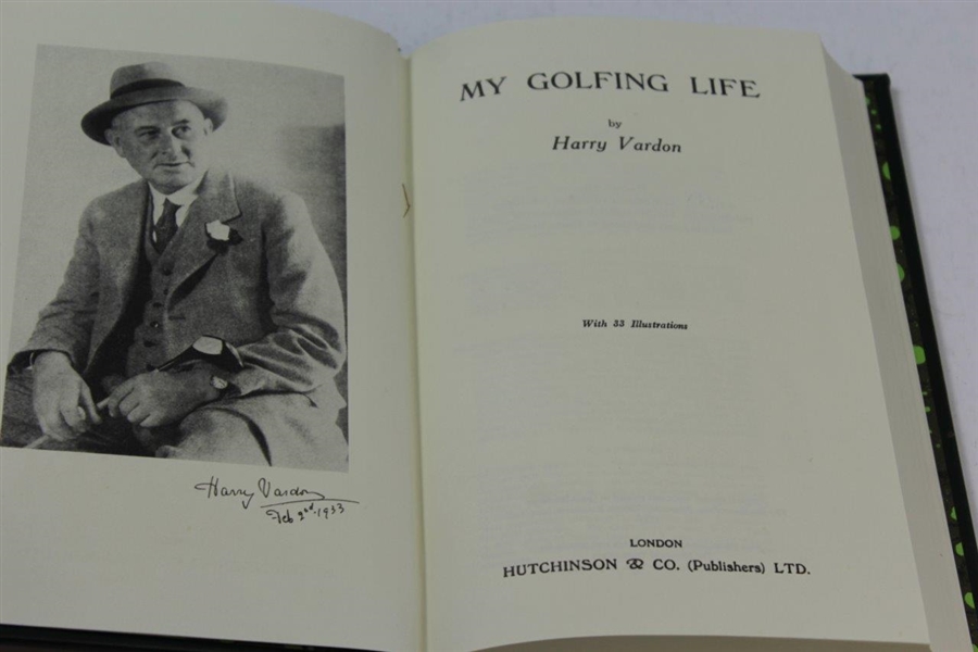 1981 The Memorial Tournament Ltd Ed Book Honoring & Dedicated to Harry Vardon #183/300