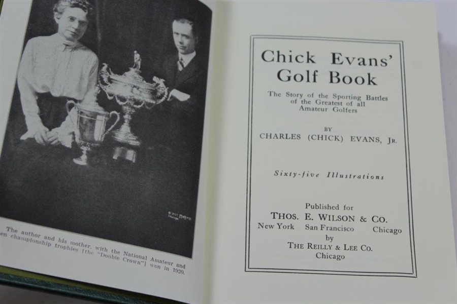 1985 The Memorial Tournament Ltd Ed Book Honoring & Dedicated to Chick Evans #339/425