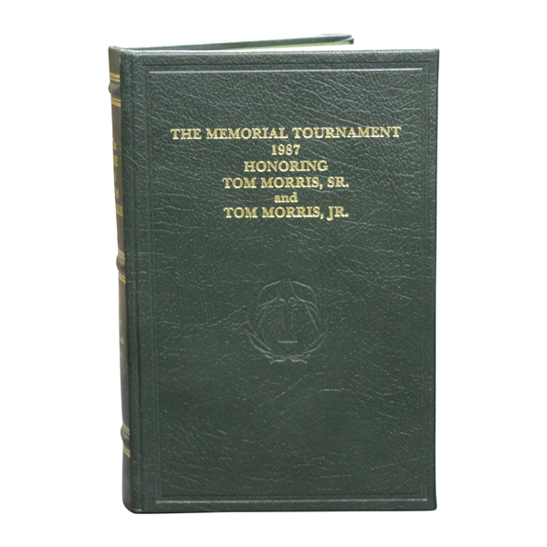 1987 The Memorial Tournament Ltd Ed Book Honoring & Dedicated to Tom Morris, Sr. & Tom Morris, Jr. #170/390