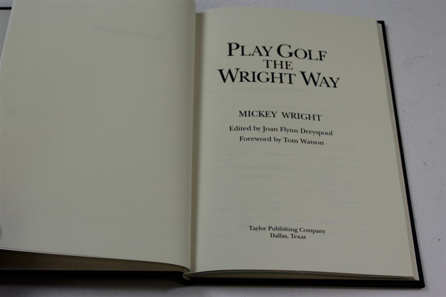 1994 The Memorial Tournament Ltd Ed Book Honoring & Dedicated to Mickey Wright #42/200