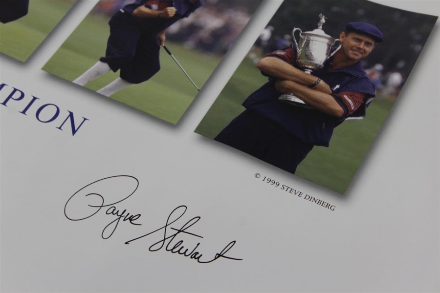 1999 US Open Payne Stewart Sequence Photo Poster Tribute To A Champion by Steve Dinberg