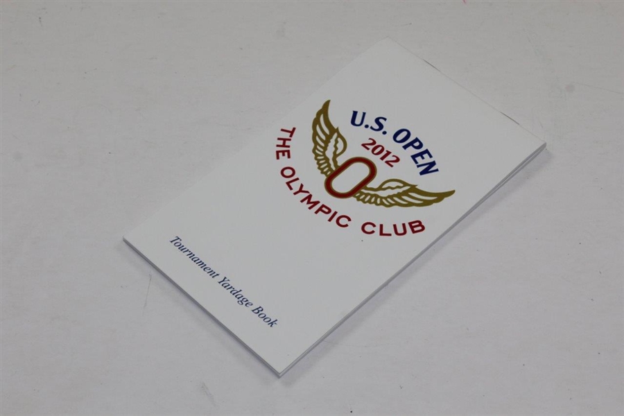 2012 US Open Player Yardage Book From The Olympic Club