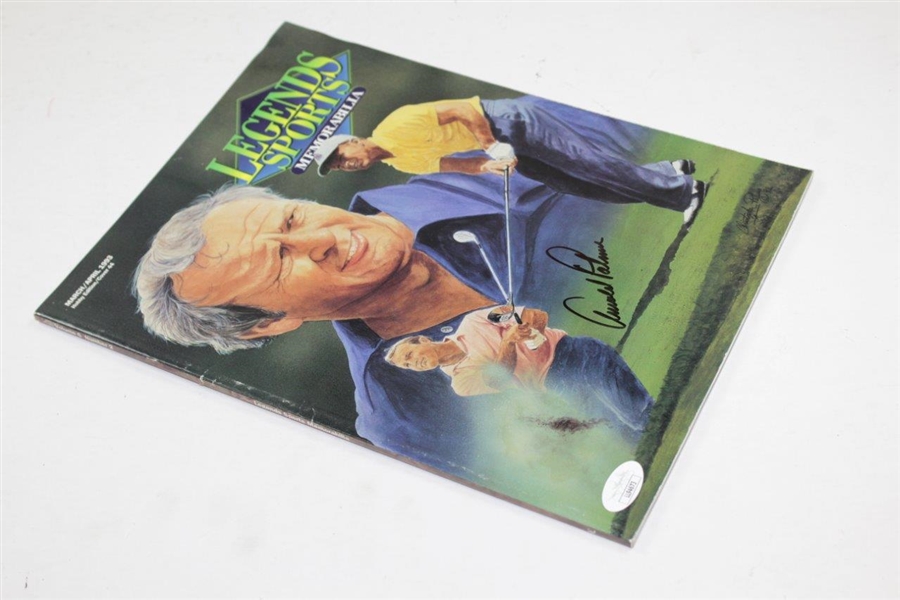 Arnold Palmer Signed 1993 Legends Sports Memorabilia Magazine JSA #LL94673