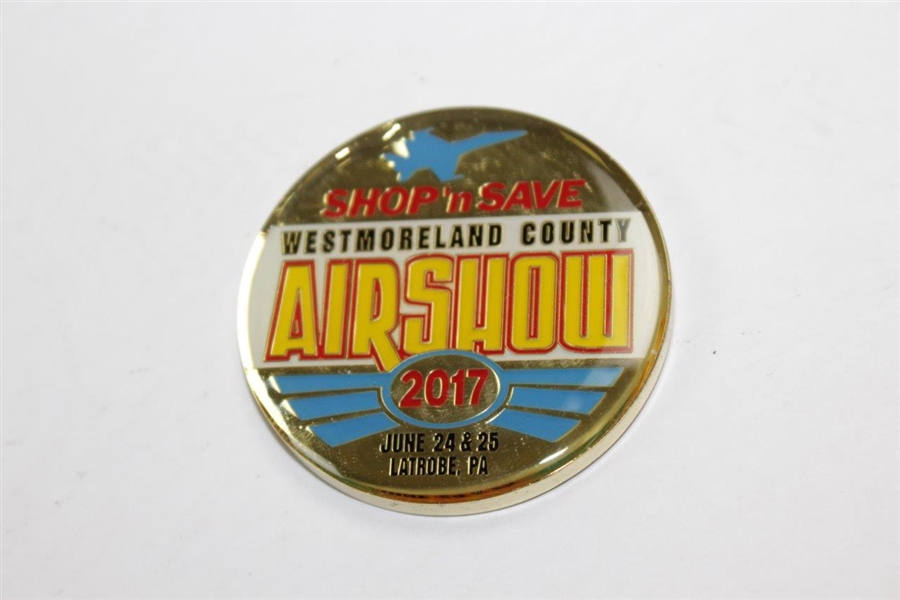 2017 Arnold Palmer Tribute '1926-2016' Airshow Coin From Latrobe's Arnold Palmer Airport