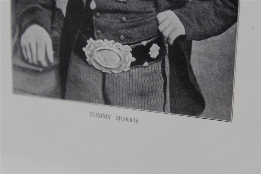 Circa 1908 Young Tom Morris Print Posing with the Challenge Belt Circa 1873